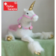 Einhorn Plüschtier Plüsch Pferd Plüschpferd Unicorn Geschenk Kinder Mädchen XXL 110cm
