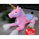 Einhorn Plüschtier Plüsch Pferd Plüschpferd Unicorn Geschenk Kinder Mädchen XXL 110cm