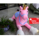 Einhorn Plüschtier Plüsch Pferd Plüschpferd Unicorn Geschenk Kinder Mädchen XXL 110cm