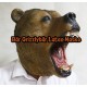 Grizzly Bär Bären Maske aus Latex Tiermaske Halloween Fasnacht