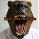 Grizzly Bär Bären Maske aus Latex Tiermaske Halloween Fasnacht