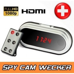 Full HD HDMI Spionageuhr Spionage Wecker getarnt Spy Kamera versteckte Video Kamera Cam Videokamera