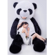 XXL Panda Plüschbär in Schwarzweiss 200 cm weiches Kuscheltier Geschenkidee