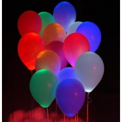Leuchtende Ballone Ballon Licht Led Luftballons Set 4x5 Stück Party Hit