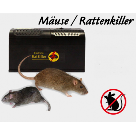 Elektrische Mausefalle Rattenfalle Tierfalle Einfach Sauber Diskret Neuheit