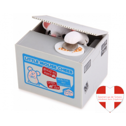 Maus Spardose Geld Münz Dose Sparschwein Sparmaus Spardose Sparbox Geschenk Kinder
