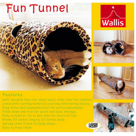 Katzentunnel Katzen Tunnel Leopard Design Katzen Spielzeug Katzenspielzeug Verstecken Zuhause