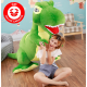 Riesen Plüsch Dino Dinosaurier Stofftier Tyrannosaurus Saurier XXL 210cm Geschenk T-rex Kind Kinder Grün Plüschdino