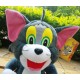 Tom und Jerry Plüschtier Plüsch Geschenk XL 70cm Kater Maus Plüschkatze Plüschmaus Kult