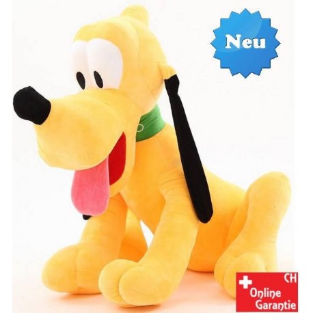 Disney Micky Maus Pluto Plüsch Hund Plüschhund Kuscheltier Jumbo Extra XXL 65cm Geschenk Kinder