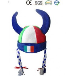 Italien Italy Italia Fan Hörner Fanhut Hut Mütze WM Fussball WM EM Teufel