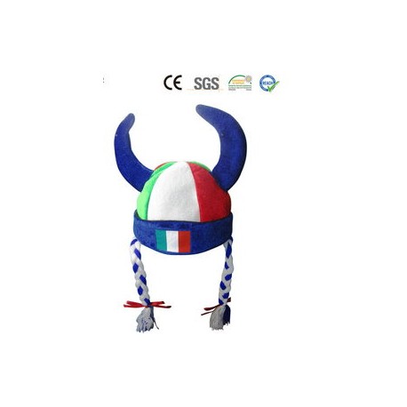 Italien Italy Italia Fan Hörner Fanhut Hut Mütze WM Fussball WM EM Teufel