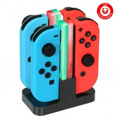 Nintendo Switch Controller Ladegerät Joy-Con Ladestation Dock Stromversorgung via USB oder per Adapter