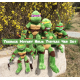 Teenage Mutant Ninja Turtles Plüsch Puppe Puppen Spielzeug TMNT Leonardo Donatello Raphael Michelangelo Plüschtier XL Set
