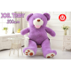 Grosser Teddybär XXL 200 cm in Lila als weiches Kuscheltier