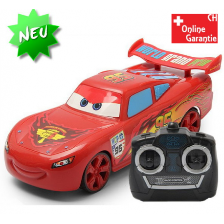 Lightning McQueen aus Cars als ferngesteuertes Auto im Massstab 1:18 mit Startnummer 95