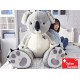 Koala Plüsch Plüschkoala Plüschtier Kuscheltier XXL 140cm 1.4m Geschenk Kind Kinder Frau Grau Pink