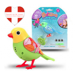 Bunter Vogel Singt Pfeift Lustiges Geschenk Spielzeugvogel mit Pfeifring Kind Kinder