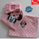 Herziges Minnie Maus Minnie Mouse Set mit Mütze, Schal und Hanschuhen.