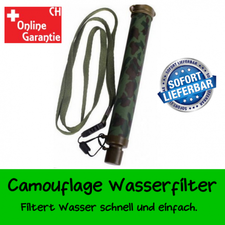 Militär Wasserfilter Wasser Filter Fluss See Wandern Outdoor Draussen Ferien Camping