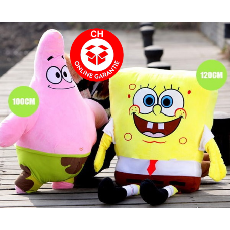 SpongeBob Schwammkopf XXL Kuscheltier 120 cm Plüschtier