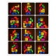 Tetris Lampe Tetrislampe Klassiker Tischlampe Tischleuchte Gadget Geschenk Hit Videospiel