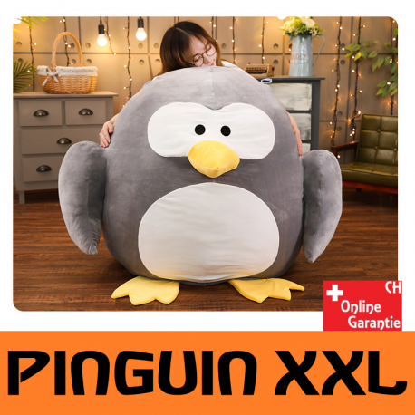 Pinguin Plüsch XXL grosses Kuscheltier Plüschtier Geschenk Kind Frau Freundin 100x110cm