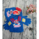 Nintendo Super Mario Bros. Mütze Beanie Cap Schal Handschuh Winter Set Kind Kinder Fanartikel