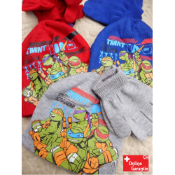 Teenage Mutant Ninja Turtles TMNT Mütze Beanie Mütze Handschuhe Winter Set Kinder