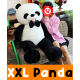 Pandabär Plüsch mit Fliege ca. 150cm XXL