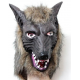 Wolf Maske Latex Fasching Fasnacht Halloween Tier Maske