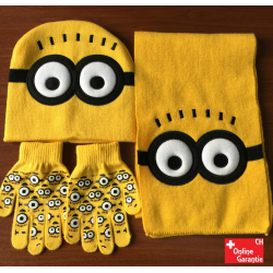 Ich – Einfach unverbesserlich Minion Minions Winter Mütze Schal Handschuhe Kind Kinder Fan