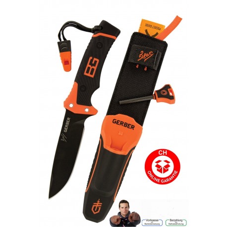 Gerber Bear Grylls Ultimate Pro Messer. Ein Messer, das bereit ist, die Alpen zu erobern und den nächsten Grillabend zu retten.