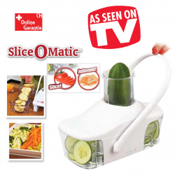 Slice O Matic Gemüse Obst Salat Früchte Vegi Hacker TV Julienne Hackmesser TV Werbung
