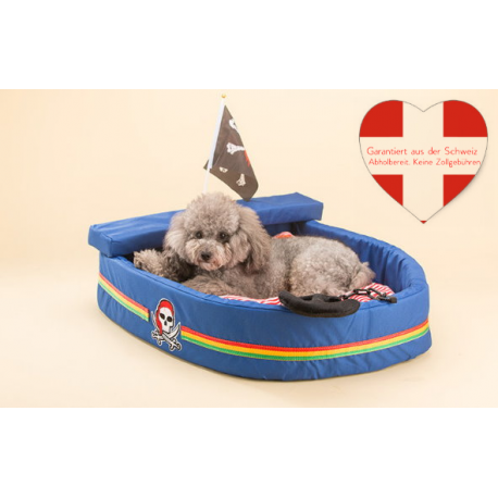 Kuschel Piratenschiff Hund Hunde Katze Schlafplatz Bett Hundebett Katzenbett Hundebett Tierbett
