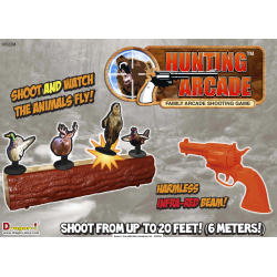 Hunting Arcade Schiessbude Pistole Shooting Set Tiere Zielscheibe Spielzeug IR Familie Kinder