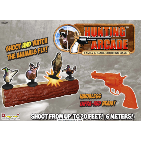 Hunting Arcade Schiessbude Pistole Shooting Set Tiere Zielscheibe Spielzeug IR Familie Kinder