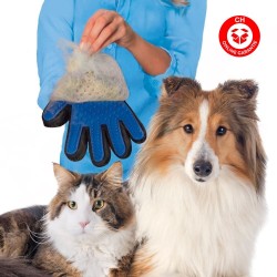 Katzen Katze Hunde Hund Tierhaar Handschuh Tierhaarentferner Entfernt lose Haare, massiert Ihr Tier