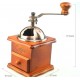 Nostalgie Retro Mini Kaffeemühle Kaffee Mühle Espressomühle aus Holz Gusseisen Mahlwerk