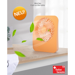 Ventilator Batteriebetrieben Batterien Fan Tisch Mobil Büro Camping Outdoor Reisen