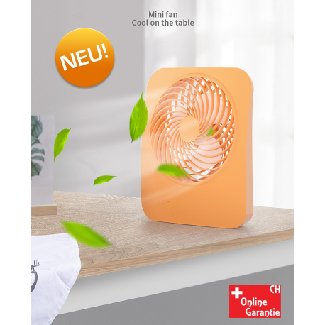 Ventilator Batteriebetrieben Batterien Fan Tisch Mobil Büro Camping Outdoor Reisen