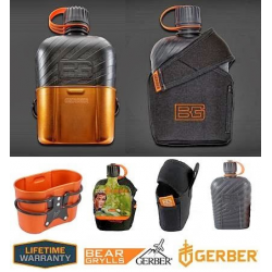 Gerber Bear Grylls Canteen Feld Flasche Outdoor Feldflasche Kochschale BPA-frei