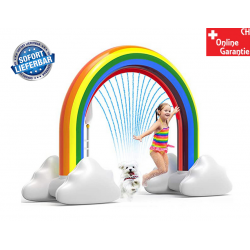 Regenbogen Sprinkler Wasser Aufblasbarer Bogen Sprinkler Sommer Spielzeug Kinder