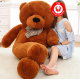Teddybär XXL 200 cm dunkelbraun Riesen Kuscheltier Plüschtier