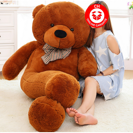 Riesen Teddybär mit Schleife ca. 200cm