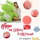 Hippo Flusspferd Plüschtier 120cm Kuschelnilpferd Geschenk Hit Kinder Freundin