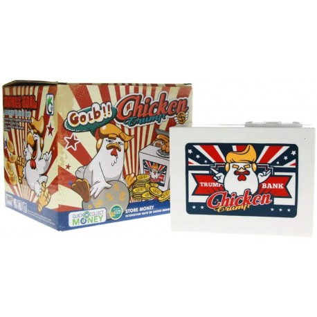 Donald Trump Spardose Sparschwein Chicken Bank Geschenk Gadget Lustig