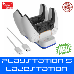 Sony Playstation 5 PS5 Controller DualSense Ladestion Dual Doppel Gamepad