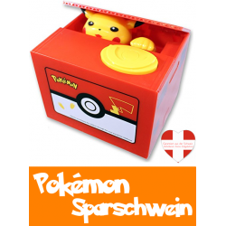 Pokémon Pikachu Münz Spar Box Sparkässeli