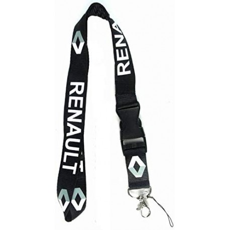 Renault Logo Schlüsselband Lanyard mit Schlüsselring Clip und Karabiner